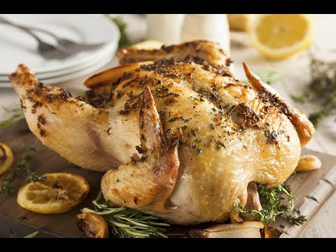 Whole Roasted Chicken w/ Lemon Lime and Garlic Marinade {Pit Barrel Cooker} Tasty Tuesday