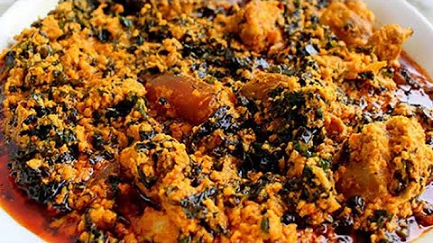 "How to Make The Best Nigerian Egusi Soup | Africa Traditional Soup #egusisoup