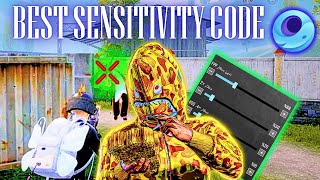 Emulator| the  best sensitivity code for pubg🔥| NEW UPDATE 4.1
