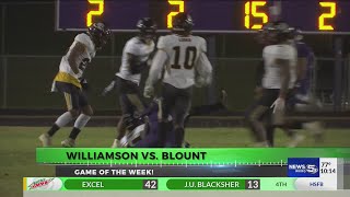 Game of the Week: Williamson vs. Blount
