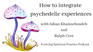 How to integrate psychedelic experiences: Jahan Khamsehzadeh and Ralph Cree #psilocybin #psychedelic