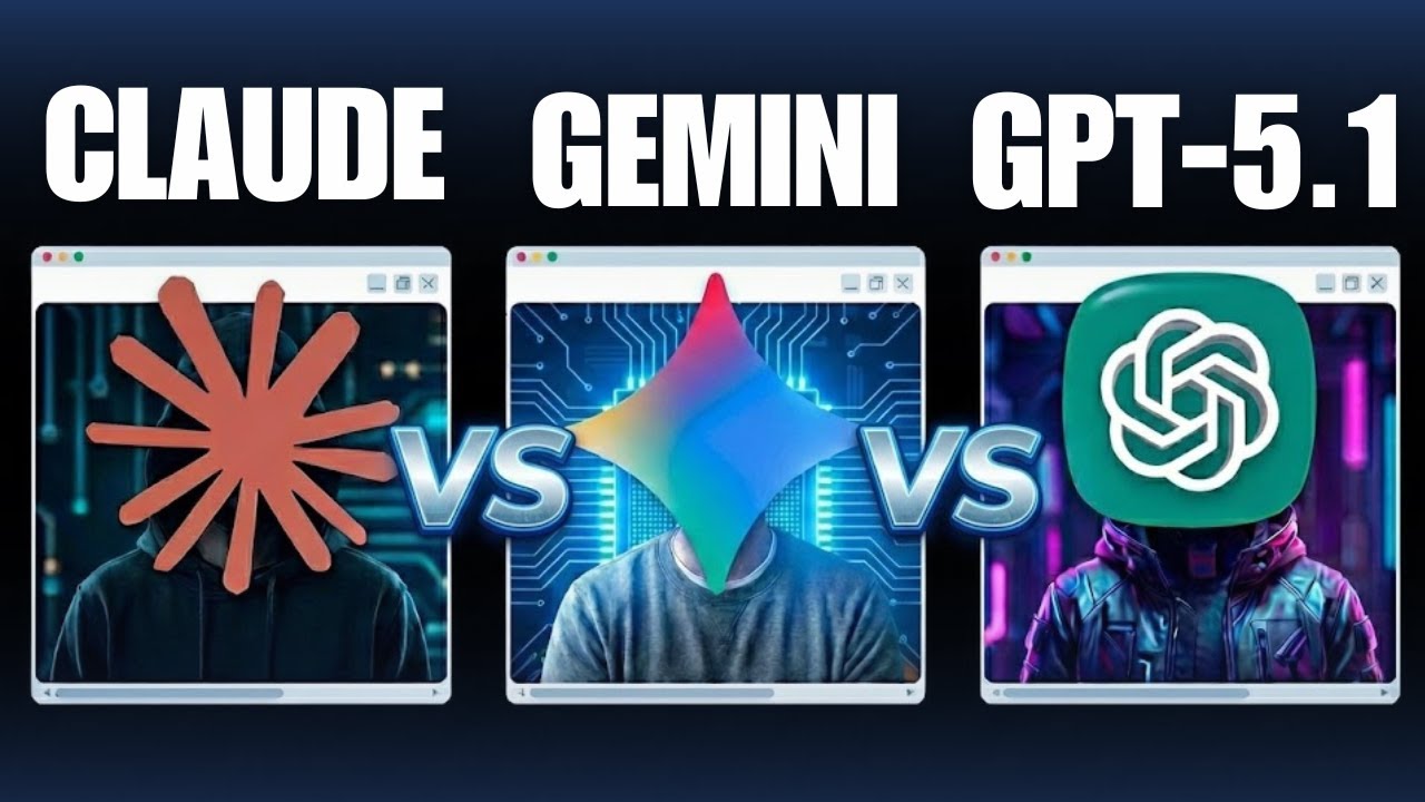 Claude Opus 4.5 vs Gemini 3 Pro vs GPT-5.1 — The Ultimate AI Battle ...