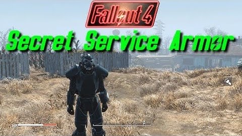 Fallout 4 mods Secret Service Armor