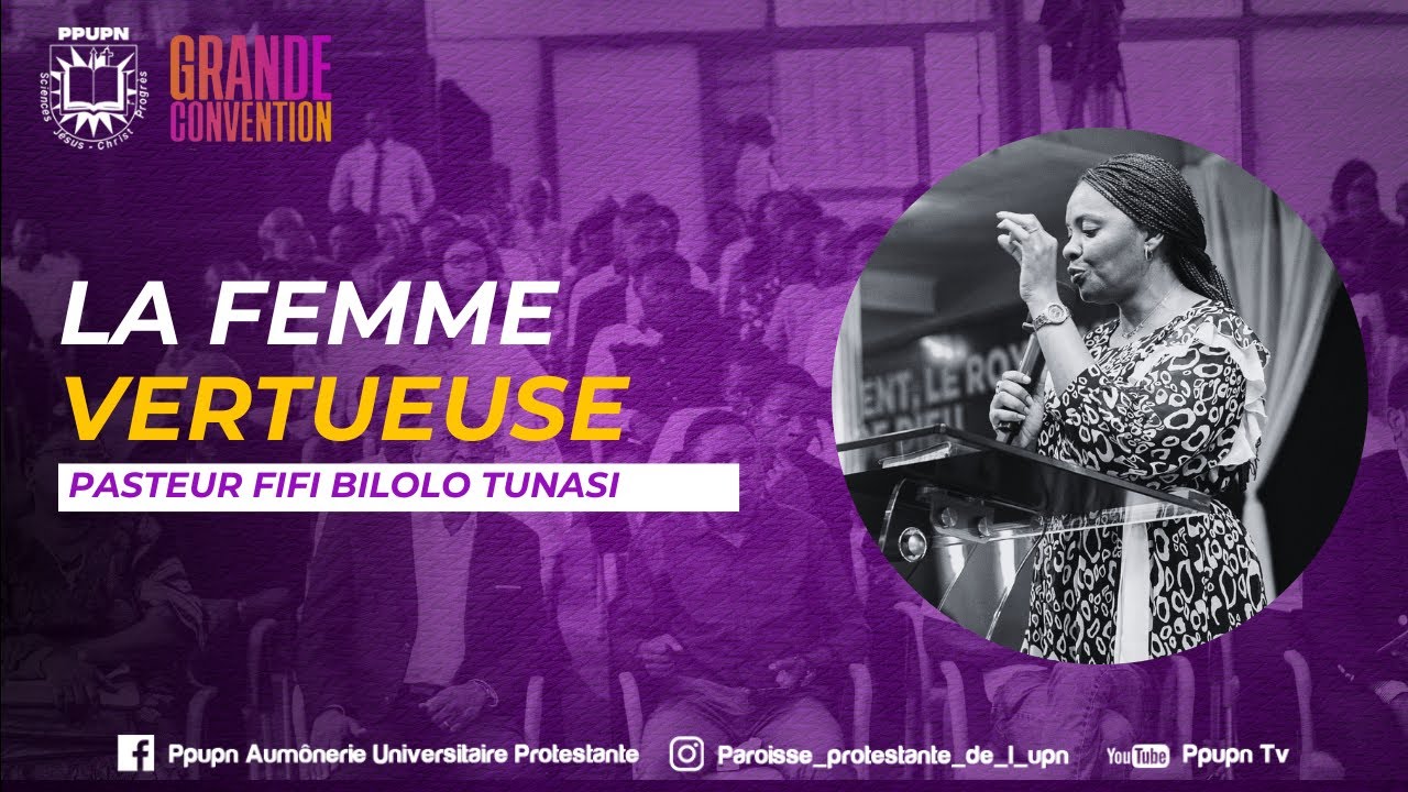 La femme vertueuse | Pasteur Fifi Bilolo Tunasi