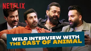 ⁠Bassi & the ANIMAL Cast: DadSon Relationships & #Animal Park! | Ranbir Kapoor, Anil K, Bobby D