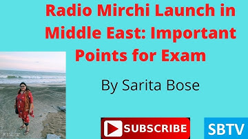 Radio Mirchi launch in Middle East - (Bilingual) #masscommunication #journalism #ugcnet #ug #pg