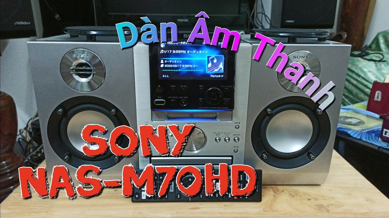 SONY RM-M70HD NAS-M70HD/NAS-M90HD用リモコン HDD/CD/MD コンポ用