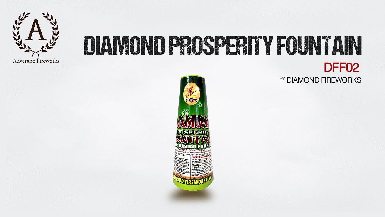Diamond Prosperity Fountain DFF02  Super Jumbo Fountain by Diamond Fireworks
