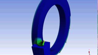 Ansys Workbench explicit dynamics  turning of AlSi 1045 ring example 3