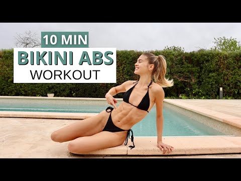 10 MIN. BIKINI ABS WORKOUT - do this for 7 Days | upper, lower & side abs workout | No Equipment