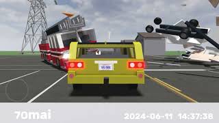Multi car accident in Utah, Usa 