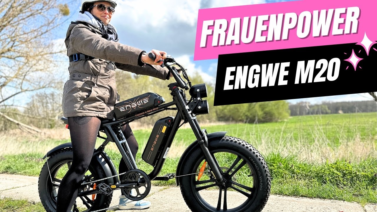 ⚡ ENGWE M20 - EINE LADY GIBT VOLLGAS! 🔥 REVIEW 🔥 #ebike #fatbike #engwe # m20 #test #pedelec review 