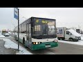 Автобус, маршрут №57(полный) Волжанин-6270.00 б.1371 (12.02.2021) Санкт-Петербург