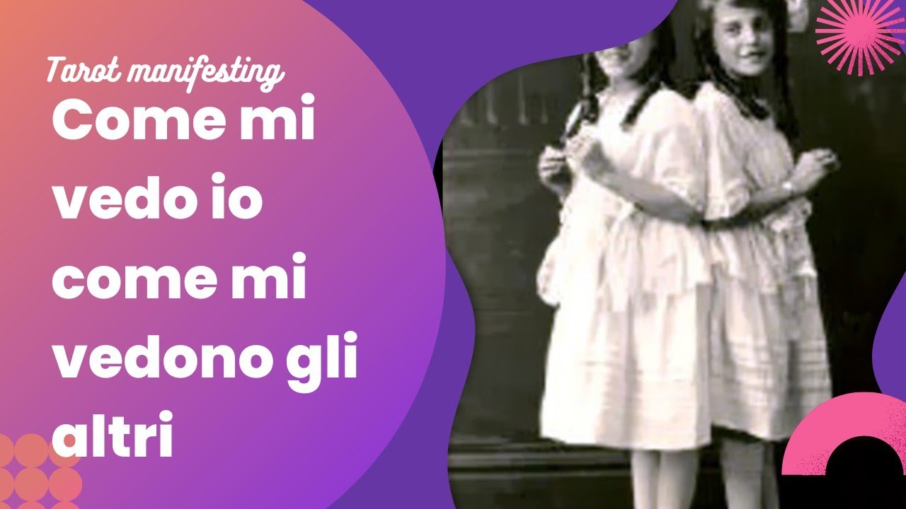 Come mi vedo io e come mi vedono gli altri - YouTube
