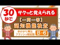 【30秒チャレンジ㉒】すきま時間で暗記マスター！＜認知機能検査・一問一答＞パターンB-６