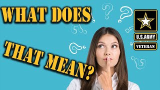 Civilians guess the meaning of these Army phrases
