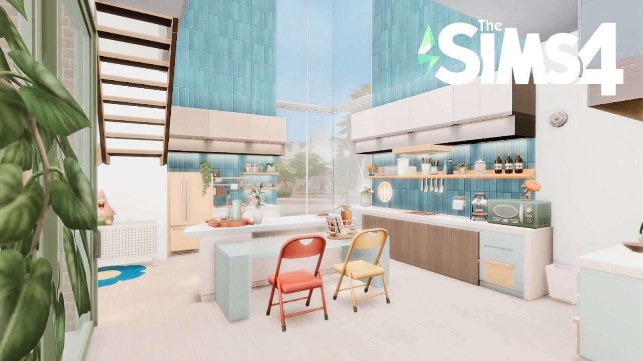 Artist’s Modern House✨ | NoCC | ASMR Speedbuild | The Sims 4