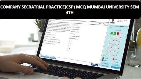 COMPANY SECRETARIAL PRACTICE (CSP) MCQ SEM 4TH