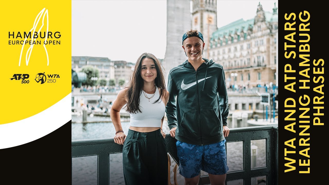 HEO 2022 // WTA and ATP stars learn Hamburg phrases