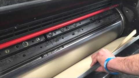 Blanket Change on Coater