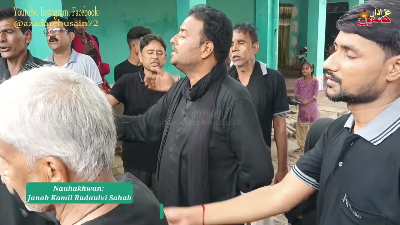 Abbas Ke Matam Me Ashko Ki Rawan Hai | Nauhakhwan Janab Kamil Rudaulvi Sahab | Sangaura Azadari