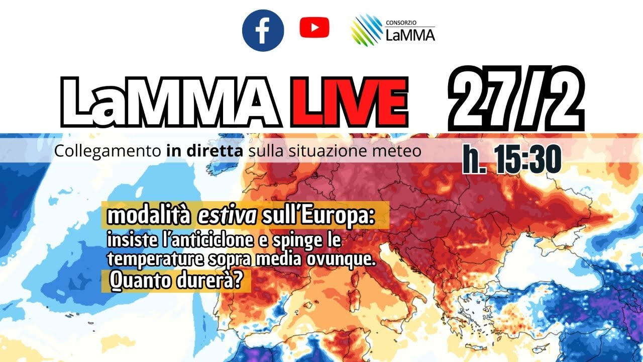 Meteo: insiste l’anticiclone e spinge le temperature sopra media ovunque. Quanto durerà?