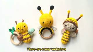 Rory The Crochet Bee Rattle