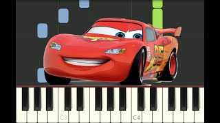 Video-Miniaturansicht von „piano tutorial "REAL GONE" from Cars, Pixar, Disney, 2006, with free sheet music (pdf)“