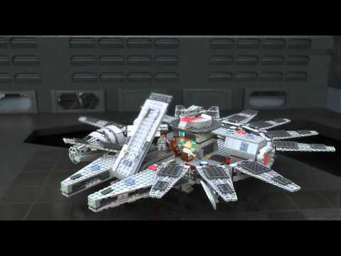 Aktuator Awakening røgelse Millennium Falcon - LEGO STAR WARS - 7965 - Product Animation - YouTube