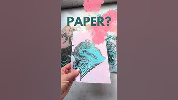 Perfect for suminagashi, gelli prints and all kind of mixed media art projects! @JaneMonteith