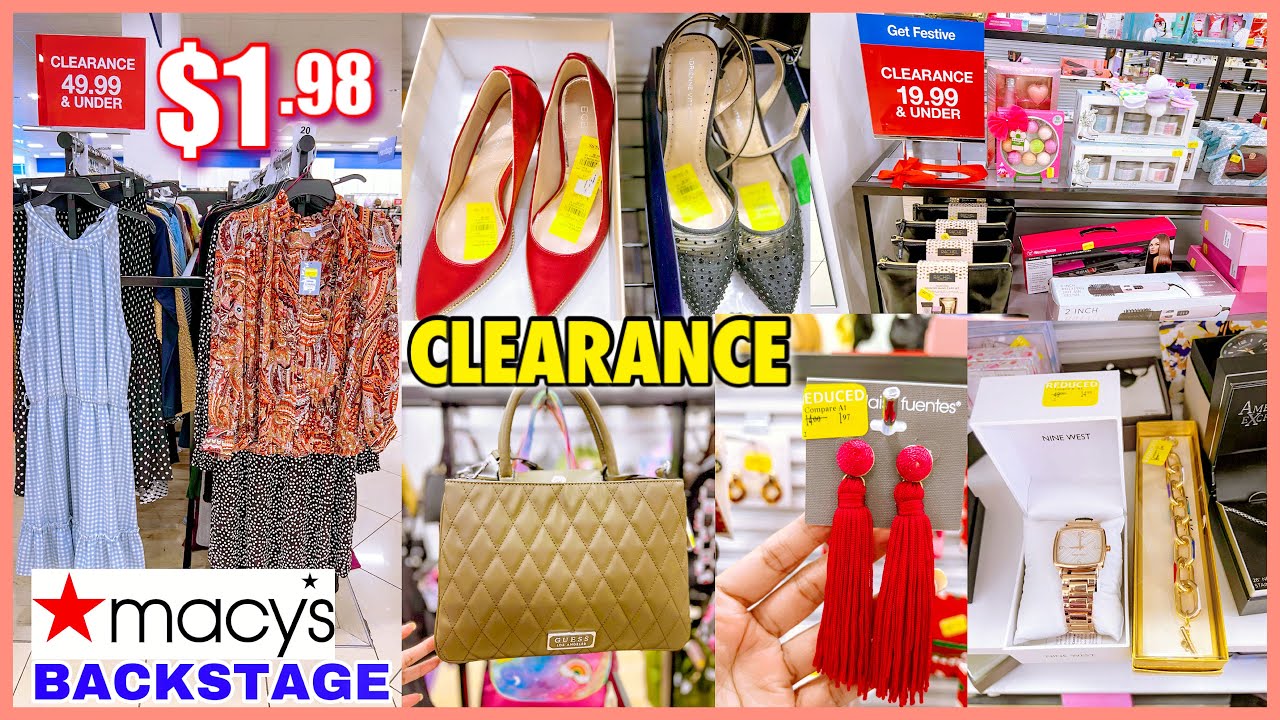 ☆MACY'S BACKSTAGE CLEARANCE SALE AS LOW AS $1.98😮‼️MACY'S CLEARANCE SALE‼️