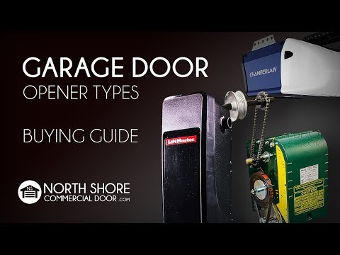 Types of Garage Door Openers – 3 Options to Go For