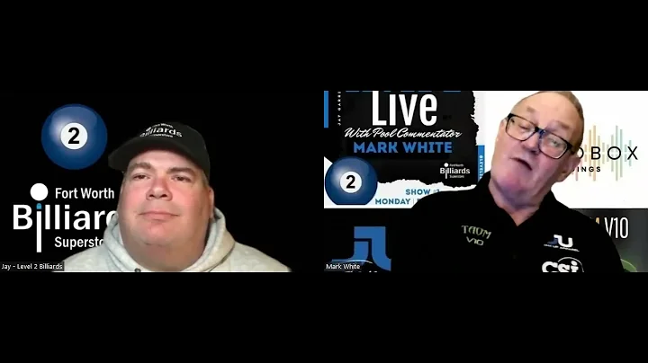 Part 1. Pool commentator Mark White sits down for ...