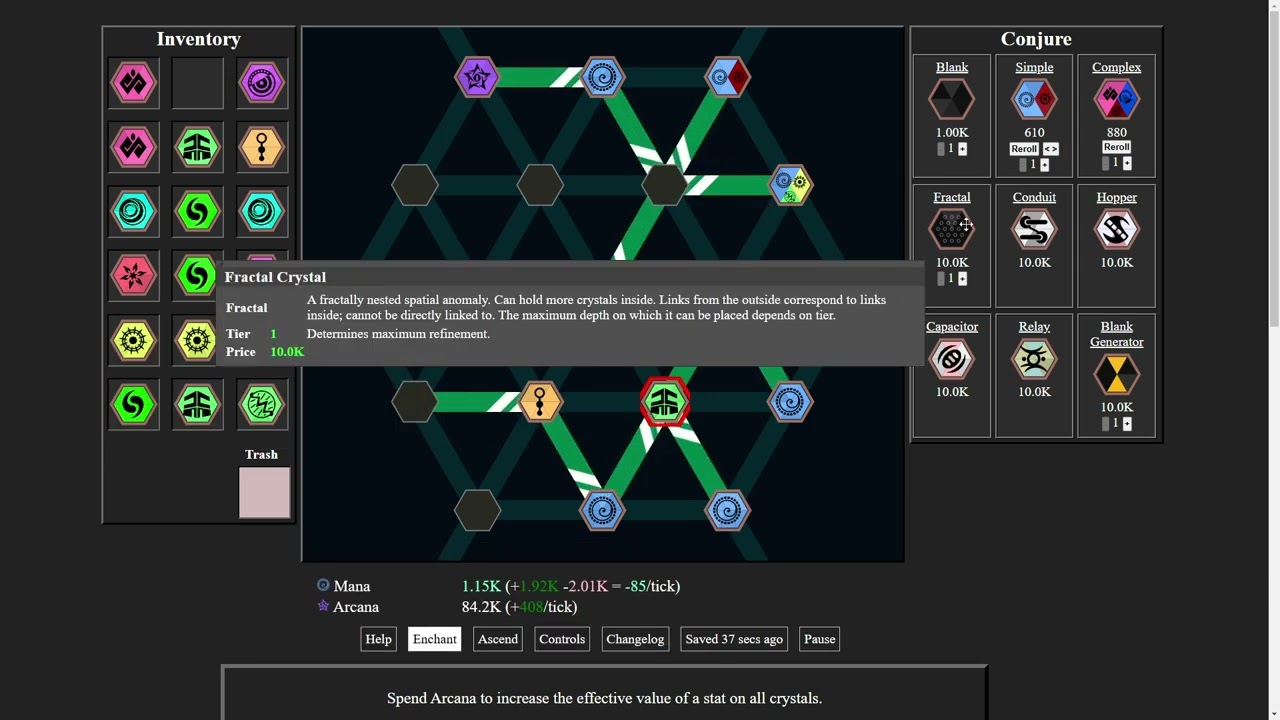 Fractory Part 2 - Ascension Lvl 100+, Free Web Browser Game