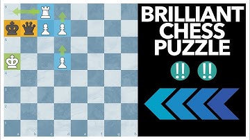 TWO Brilliant Moves - ONE Amazing Puzzle ♛ Can You Solve It? ♖ Improve Your Chess ♙