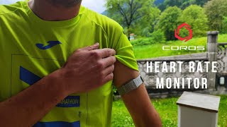 COROS HEART RATE MONITOR: un'alternativa alle fasce toraciche?