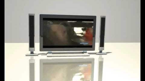LCD TV 3DS MAX