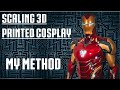 Scaling 3D Prints and Cosplay Armor - My Method