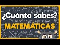 Cunto sabes de matemticas test de 42 preguntas 