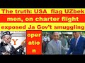 The truth usa flag uzbek men on charter flight exposed jamaica government smuggling operation