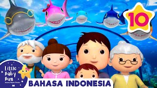Tarian Bayi Hiu Di Akuarium | Kartun \u0026 Lagu Anak Populer | @Little Baby Bum Bahasa Indonesia