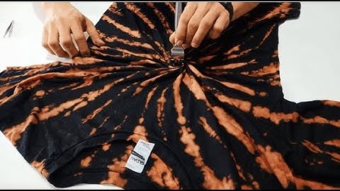 HOW TO TIE DYE | REVERSE SPIROGRAPH CRUMPLE | RAINBOW COLORS | DIY