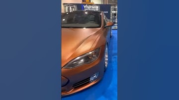 Building the Worlds First V8 Tesla🤯🌎 #richrebuilds #tesla #v8tesla #shorts