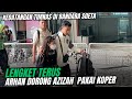 Lengket terusmomen pratama arhan dorong azizah naik koper di bandara soekarno hatta pulang brunei