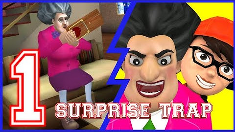 Scary Teacher 3D - Gameplay Walkthrough - Surprise Trap - Troubled Waters - Part 1 (iOS, Android)