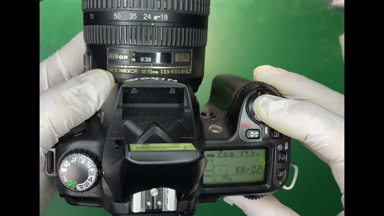 Nikon D80 Err故障修理 YouTube