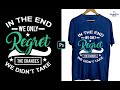 How to create design for t-shirt in photoshop | Street Wear T-Shirt #streetwear #tshirt #typography