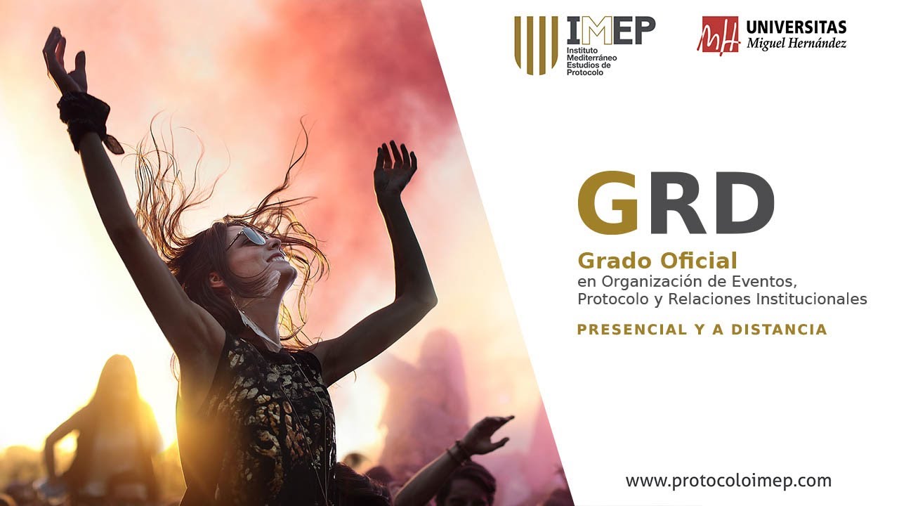 Grado Oficial en Organización de Eventos, Protocolo y Relaciones Institucionales
