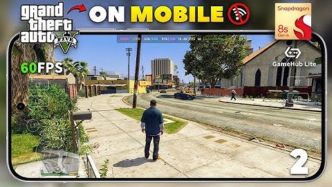 GTA 5 Android Gameplay Part 2 (60FPS) | GameHub Lite v2 | POCO F7