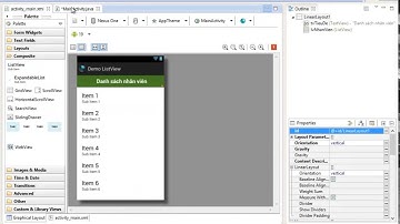 Android căn bản 13  ListView  part 1